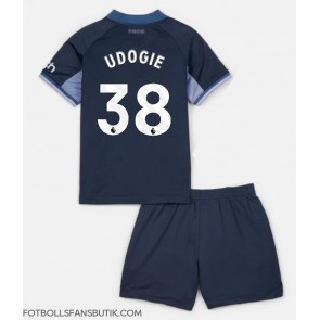 Tottenham Hotspur Destiny Udogie #38 Replika Bortatröja Barn 2023-24 Kortärmad (+ Korta byxor)